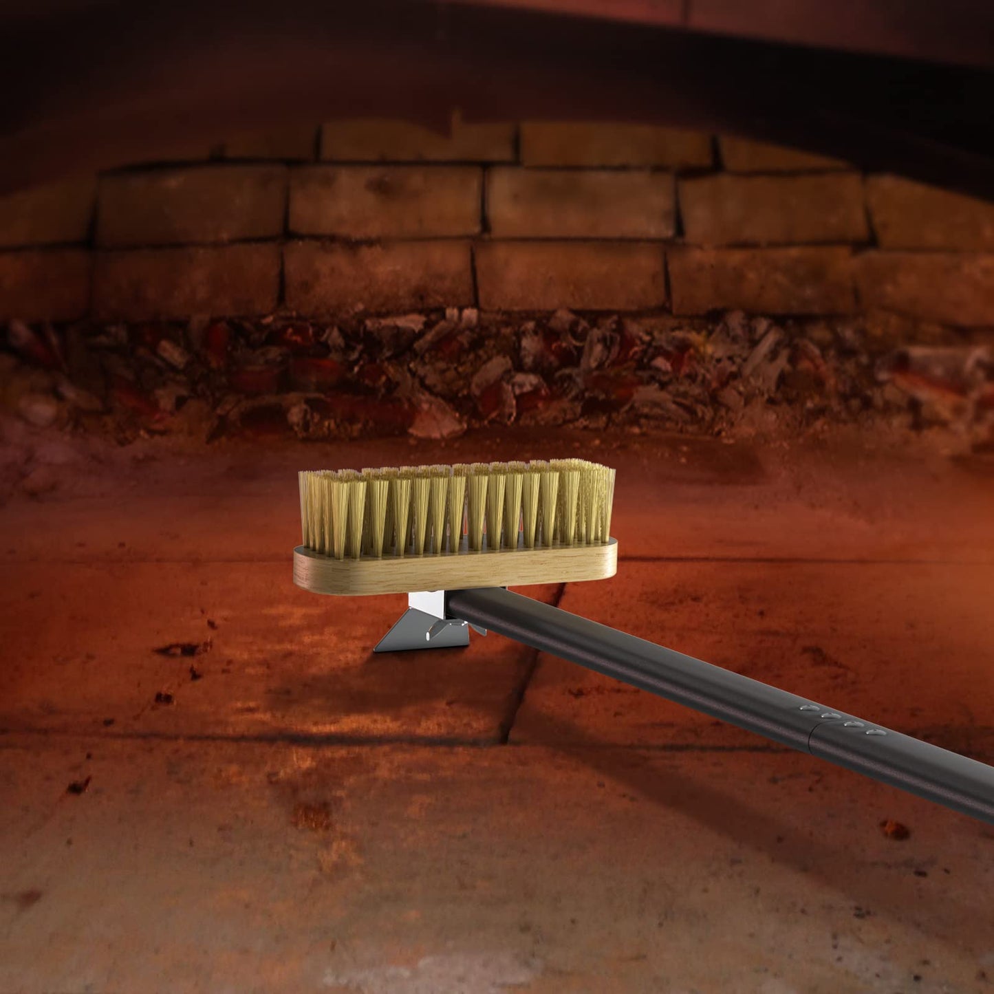 Professionelles Holzofen-Reinigungssystem mit verstellbarem Griff