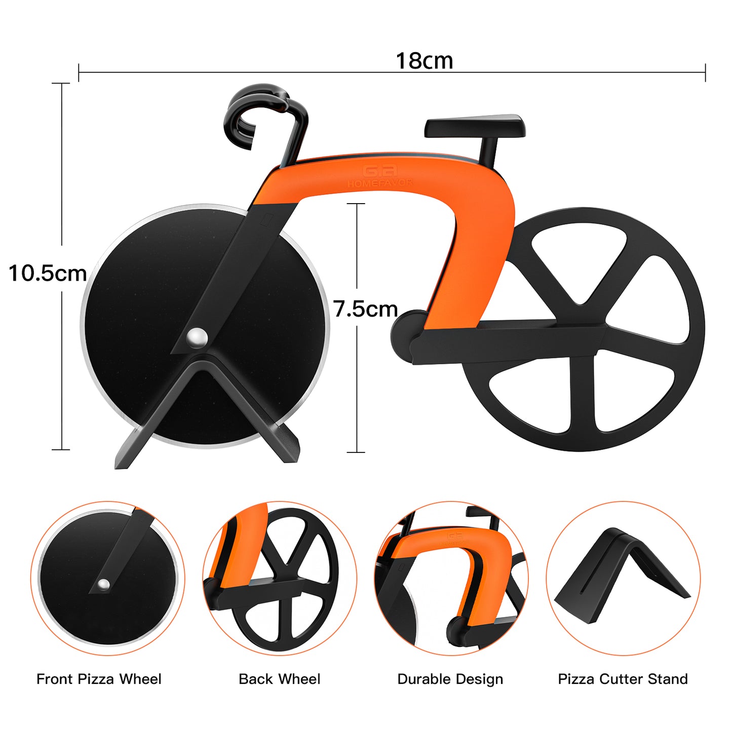 Innovative Bicycle Pizza Cutter