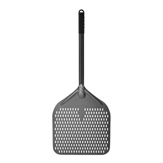 14" Professional Pizza Peel – Hard-Anodized Aluminum with Detachable Handle | Perforated Non-Stick Oven Shovel for Homemade Pizza & Bread | Compact Storage Design