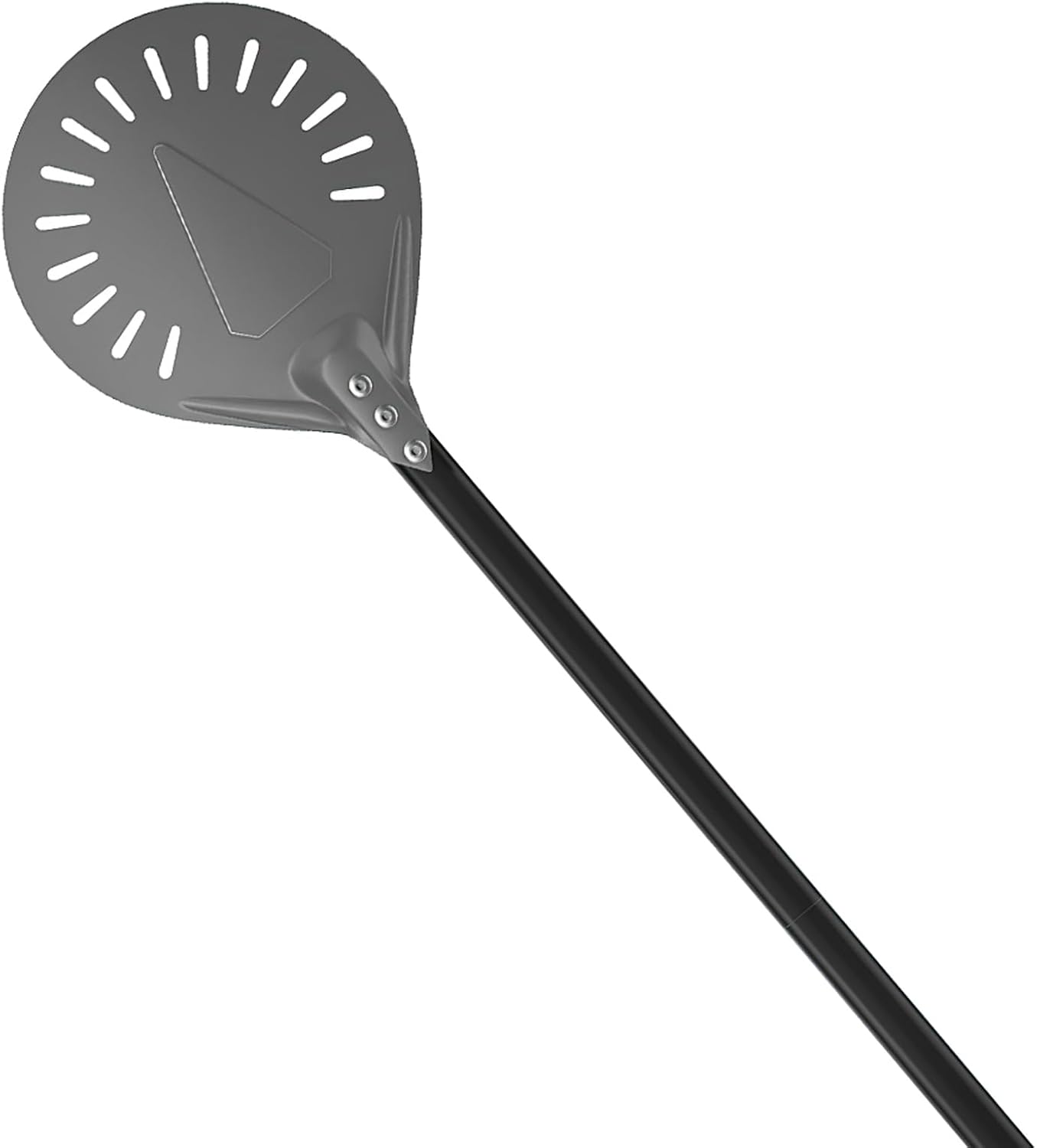 Professional 3-Piece Pizza Tool Set - Hard-Anodized Aluminum Peels & Brass Brush for Wood-Fired Ovens