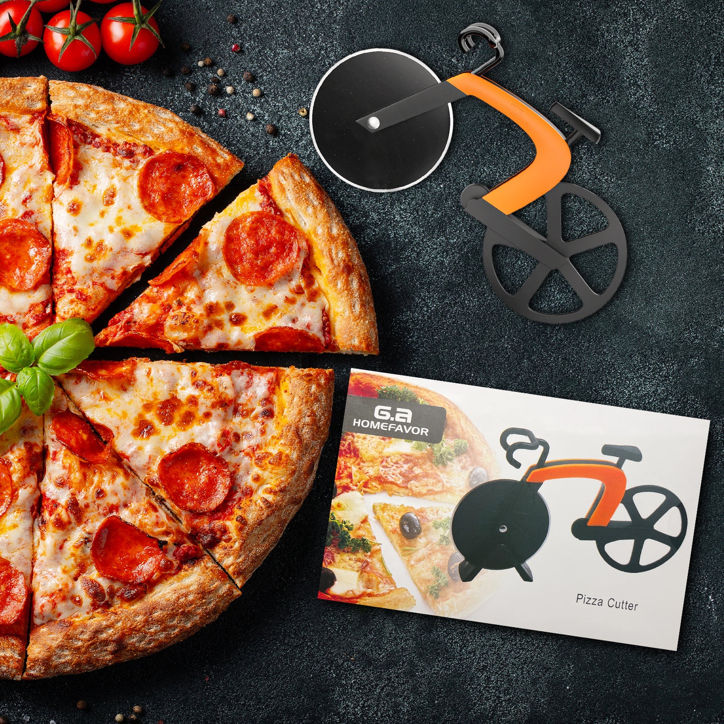 Innovative Bicycle Pizza Cutter