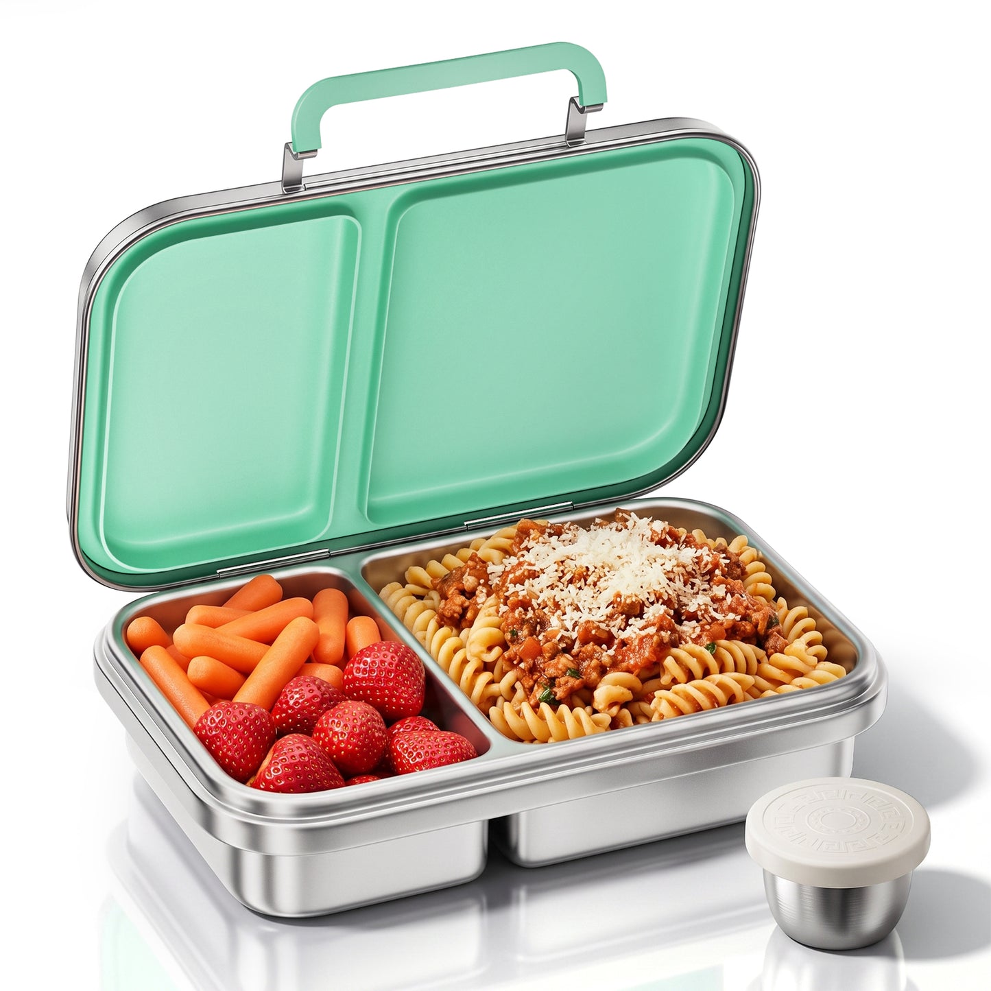 G.a HOMEFAVOR l Leak-Proof Stainless Steel Lunch Box 2-Compartment 600 ml