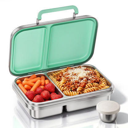 G.a HOMEFAVOR l Leak-Proof Stainless Steel Lunch Box 2-Compartment 600 ml