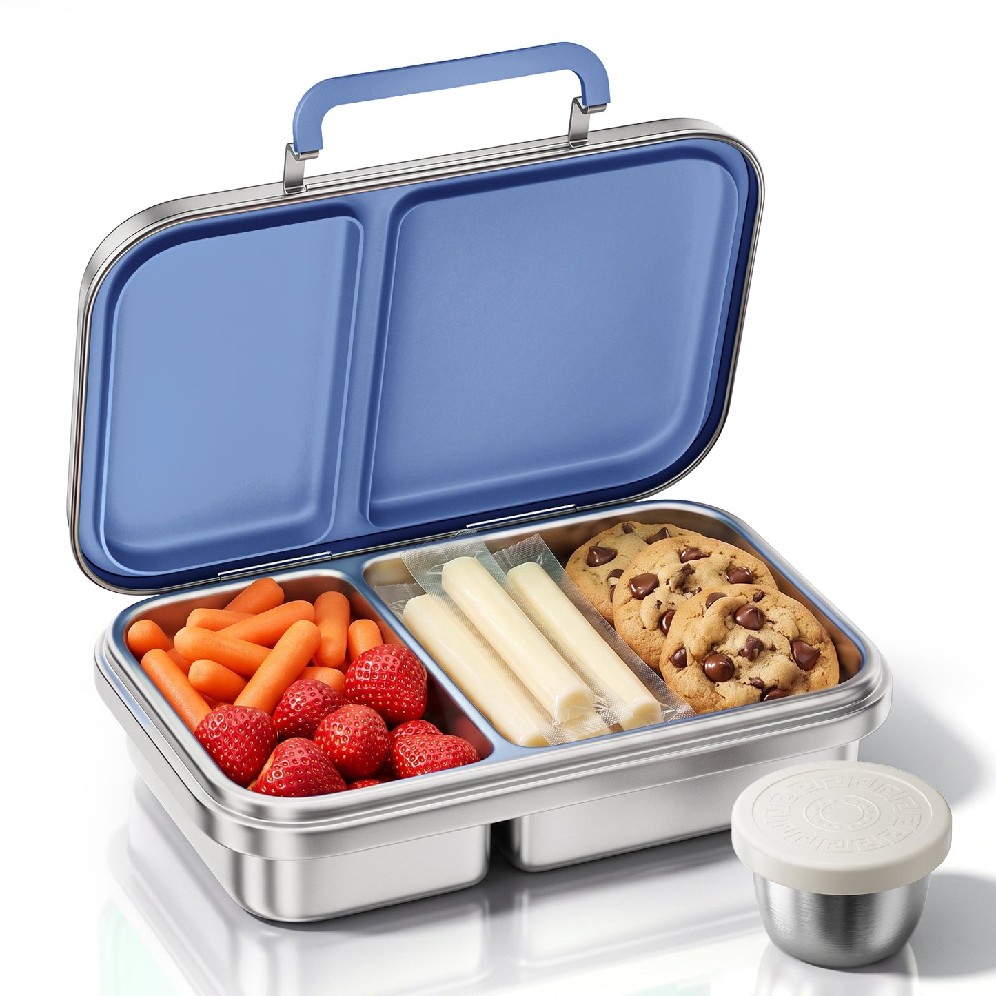 G.a HOMEFAVOR l Leak-Proof Stainless Steel Lunch Box 2-Compartment 600 ml