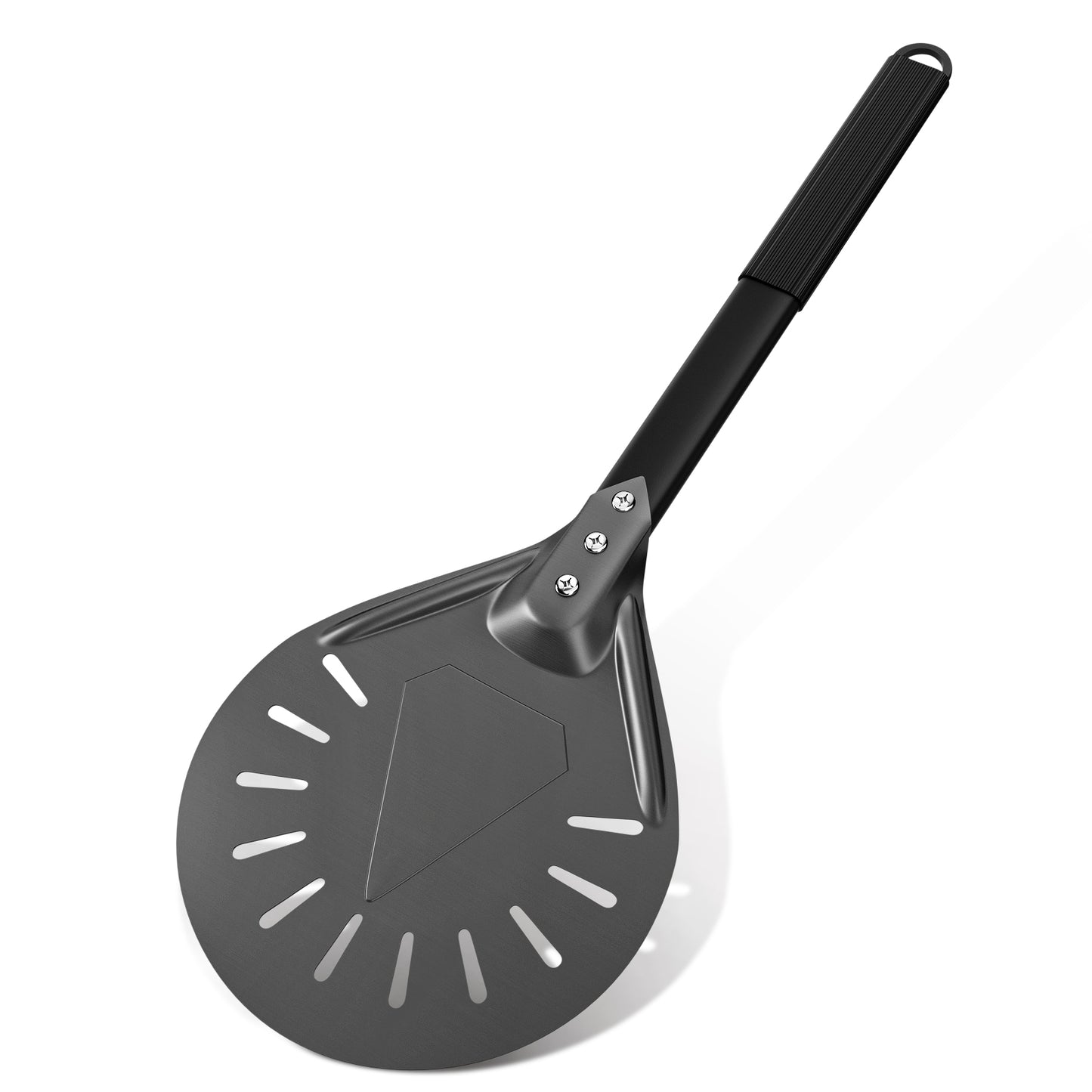 Professional Pizza Peel - Hard-Anodized Aluminum with Perforations for Wood-Fired Ovens