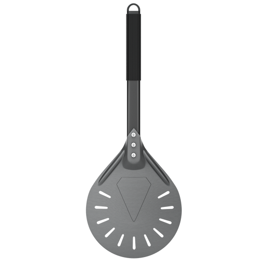 Professional Pizza Peel - Hard-Anodized Aluminum with Perforations for Wood-Fired Ovens