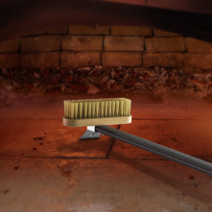Professional Wood-Fired Oven Cleaning System with Adjustable Handle