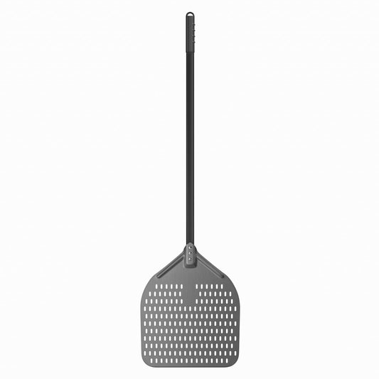 Professional Hard-Anodized Aluminum Pizza Peel – 14" x 17" Perforated Baking Board with 32" Handle