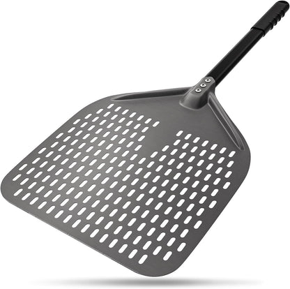 ‌Professionelles perforiertes Pizzaschaufel-Set | Hitzebeständiges und antihaftbeschichtetes Design