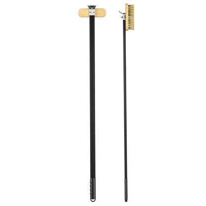 Professional Wood-Fired Oven Cleaning System with Adjustable Handle