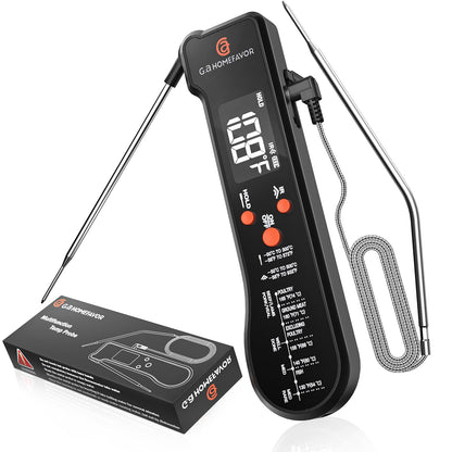 Professional 3-in-1 Meat Thermometer - Instant Read & Infrared Dual Tech