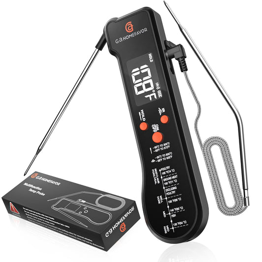 Professional 3-in-1 Meat Thermometer - Instant Read & Infrared Dual Tech